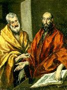 apostlarna petrus och paulus El Greco